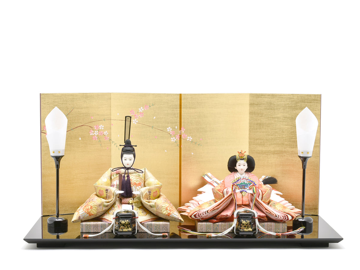 豪華な雛人形 / 望月龍翠 / 金彩京刺繍 金駒A – 人形の鯉徳 オンライン