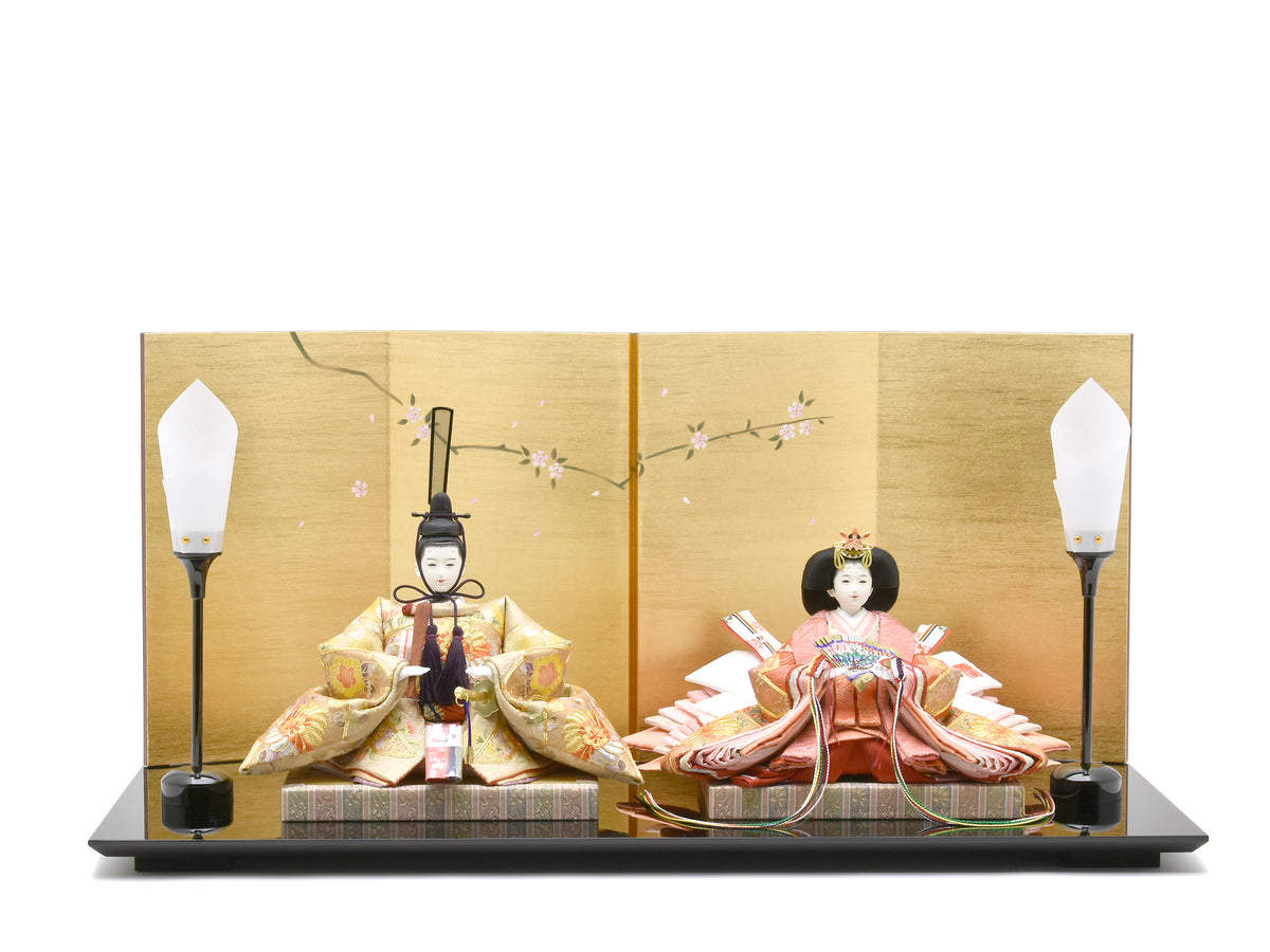 豪華な雛人形 / 望月龍翠 / 金彩京刺繍 金駒A – 人形の鯉徳 オンライン