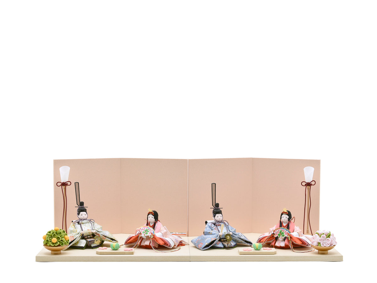 雛人形 / 双子用飾り / 奏清雛A（momsオリジナル） – 人形の鯉徳