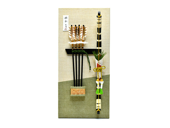破魔弓 / 壁掛け 雅松（淡緑）/ 鯉徳限定｜人形の鯉徳 オンラインショップ