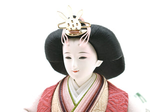 雛人形 / 清水久遊 / 手刺繍 ひいな（B-P-W）