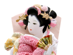 おしゃれ・かわいい・コンパクト羽子板 / 匠一好 / 鹿の子10号B – 人形