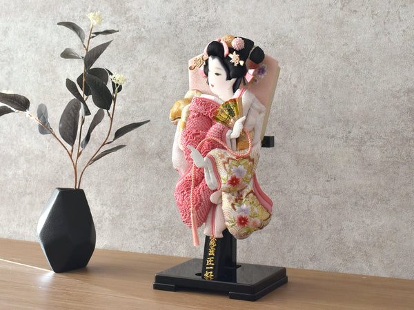 おしゃれ・かわいい・コンパクト羽子板 / 匠一好 / 鹿の子10号B – 人形