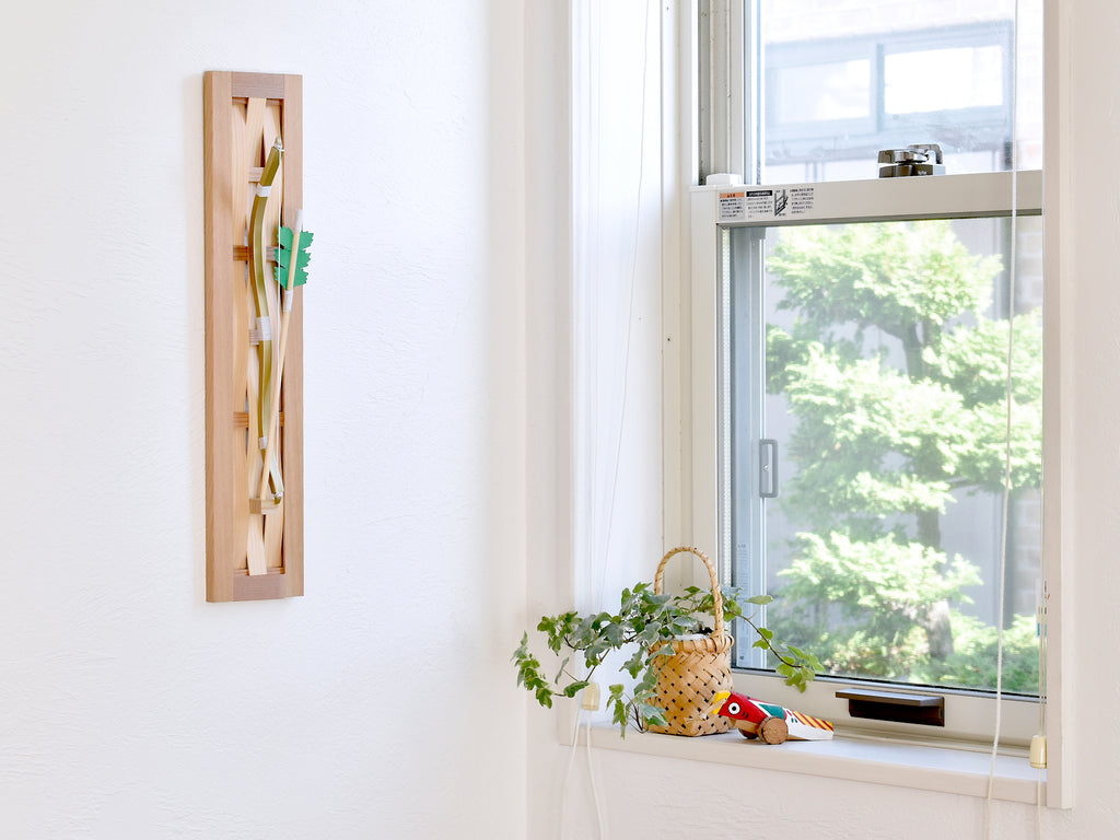 破魔弓 / 壁掛け 蓬 破魔弓