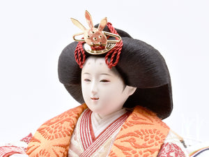 クラシック雛人形 / 望月龍翠 / 有職雛 正絹（紅白） – 人形の鯉徳