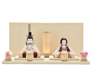 雛人形 / 縫nui / 木目込 麻衣雛B（こぎん刺し ）