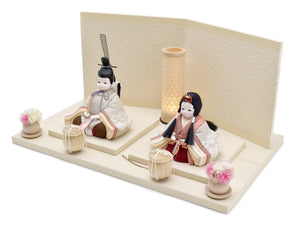 雛人形 / 縫nui / 木目込 麻衣雛B（こぎん刺し ）