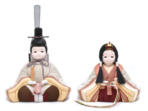 雛人形 / 縫nui / 木目込 麻衣雛B（こぎん刺し ）
