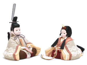雛人形 / 縫nui / 木目込 麻衣雛B（こぎん刺し ）
