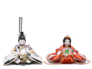 雛人形 / 双子用飾り / 奏清雛B – 人形の鯉徳 オンラインショップ