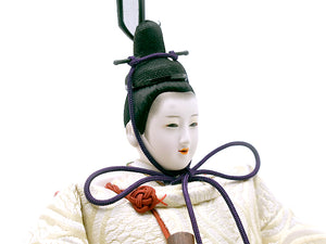 雛人形 / 望月龍翠 / 有職雛 正絹（紅白）