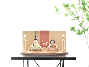雛人形 / 縫nui / 今様雛 草木染 たんぽぽ×茜（数量限定）